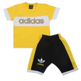 Boys Short Suit - Yellow, Kids, Boys Sets And Suits, Chase Value, Chase Value