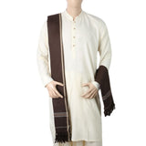 Men's Shawl Tohfa - Dark Brown, Men, Shawls & Mufflers, Chase Value, Chase Value