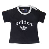 Newborn Boys Round Neck Half Sleeves T-Shirt - Navy Blue, Kids, NB Boys Shirts And T-Shirts, Chase Value, Chase Value
