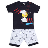 Boys Half Sleeves Short Suit - Navy Blue, Kids, Boys Sets And Suits, Chase Value, Chase Value