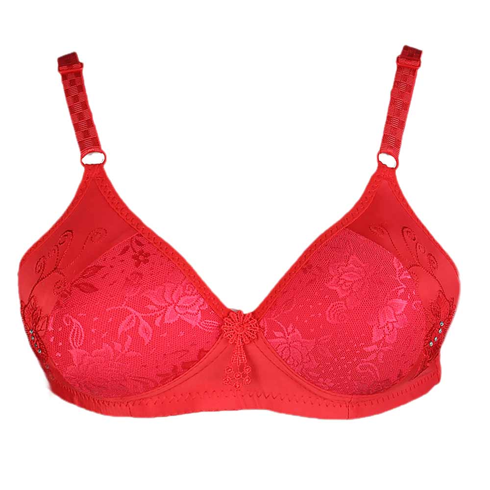 Women's Foam Bra 2208 (Y938) - Red, Women, Bras, Chase Value, Chase Value