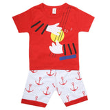 Boys Half Sleeves Short Suit - Red, Kids, Boys Sets And Suits, Chase Value, Chase Value