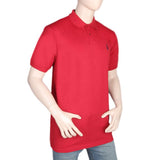 Men's Half Sleeves Polo T-Shirt - Red, Men, T-Shirts And Polos, Chase Value, Chase Value