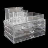 Acrylic Cosmetic Makeup Organizer Storage Box - White, Home & Lifestyle, Storage Boxes, Chase Value, Chase Value
