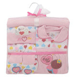 Newborn Baby Gift Suits (6 Pcs) - Pink, Newborn Baby Accessories, Chase Value, Chase Value