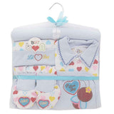 Newborn Baby Gift Suits (6 Pcs) - Blue, Newborn Baby Accessories, Chase Value, Chase Value