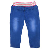 Girls Stretchable Denim Pant - Blue, Kids, Pants And Capri, Chase Value, Chase Value