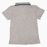 Boys Half Sleeves Polo T-Shirt - Light Grey, Boys T-Shirts, Chase Value, Chase Value