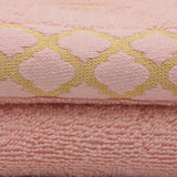 Face Towel Greek Border 50x100 - Light Pink, Home & Lifestyle, Face Towels, Chase Value, Chase Value
