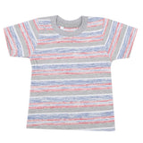 Boys Yarn Dyed Half Sleeves T-Shirt - Multi, Kids, Boys T-Shirts, Chase Value, Chase Value