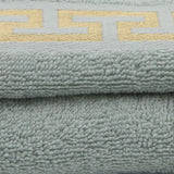 Face Towel Greek Border 50x100 - Sea Green, Home & Lifestyle, Face Towels, Chase Value, Chase Value