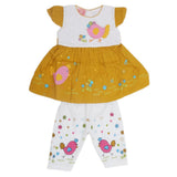 Newborn Girls Half Sleeves Suit - Yellow, Kids, NB Girls Sets And Suits, Chase Value, Chase Value