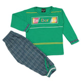 Boys 3Pcs Full Sleeves Suit - Green, Boys Sets & Suits, Chase Value, Chase Value