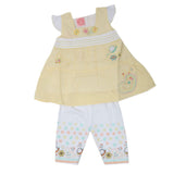 Newborn Girls Half Sleeves Suit - Yellow, Kids, Newborn Girls Sets And Suits, Chase Value, Chase Value