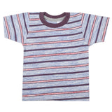 Boys Yarn Dyed Half Sleeves T-Shirt - Multi, Kids, Boys T-Shirts, Chase Value, Chase Value