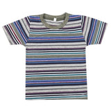 Boys Yarn Dyed Half Sleeves T-Shirt - Multi, Kids, Boys T-Shirts, Chase Value, Chase Value