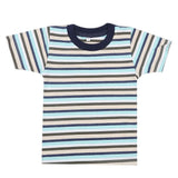 Boys Yarn Dyed Half Sleeves T-Shirt - Multi, Kids, Boys T-Shirts, Chase Value, Chase Value