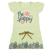 Girls Half Sleeves Long T-Shirt - Green, Kids, Girls T-Shirts, Chase Value, Chase Value