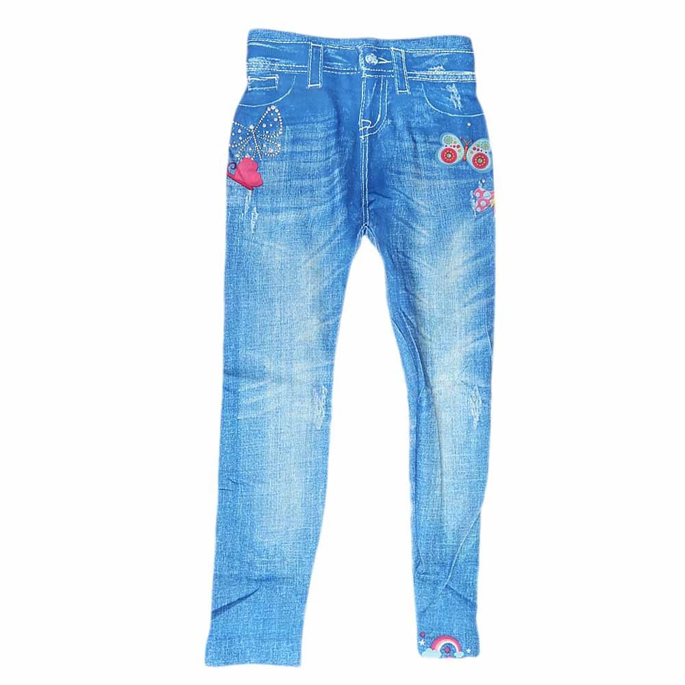 Girls Barbie Tights - Blue, Kids, Tights Leggings And Pajama, Chase Value, Chase Value