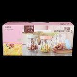 Glass Jar 3 Pcs Set - Multi, Home & Lifestyle, Glassware & Drinkware, Chase Value, Chase Value