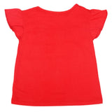 Girls Half Sleeves T-Shirt - Red, Kids, Girls T-Shirts, Chase Value, Chase Value