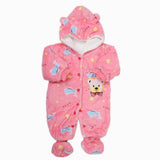 Newborn Full Sleeves Unisex Romper JA01 - Pink, Kids, NB Boys Rompers, Kids, NB Girls Rompers, Chase Value, Chase Value
