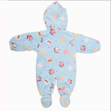 Newborn Full Sleeves Unisex Romper JA01 - Blue, Kids, NB Boys Rompers, Kids, NB Girls Rompers, Chase Value, Chase Value