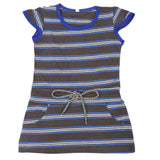 Girls Half Sleeves Long T-Shirt - Charcoal, Kids, Girls T-Shirts, Chase Value, Chase Value