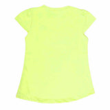 Girls Half Sleeves T-Shirt 8496 - Yellow, Kids, Girls T-Shirts, Chase Value, Chase Value