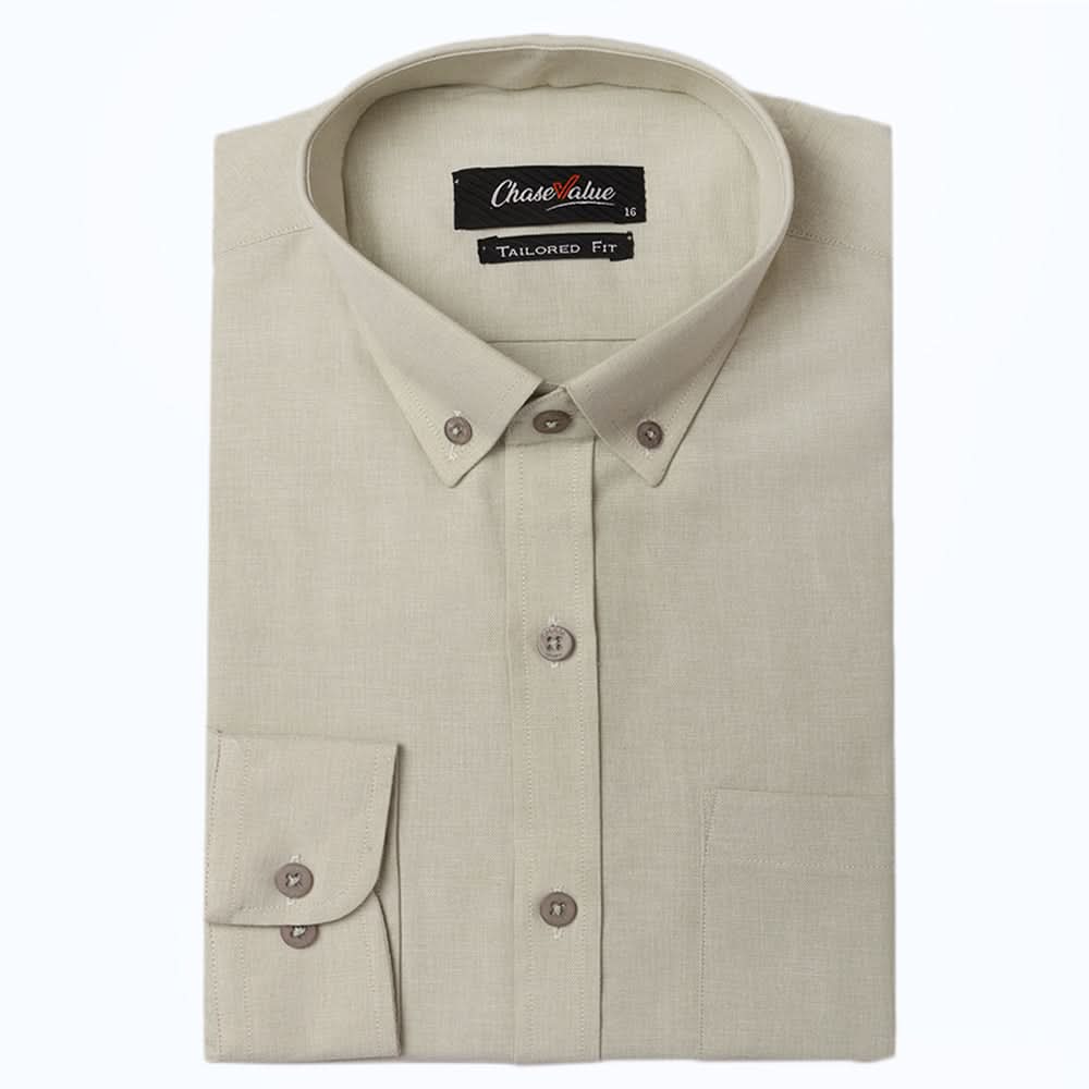 Men's Formal Shirt - Green, Men, Shirts, Chase Value, Chase Value