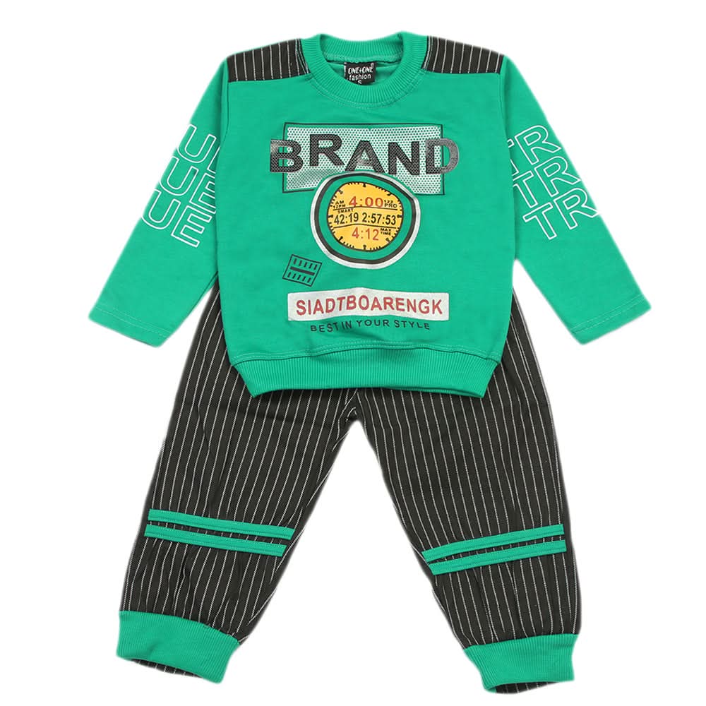 Boys Full Sleeves Suit - Green, Boys Sets & Suits, Chase Value, Chase Value