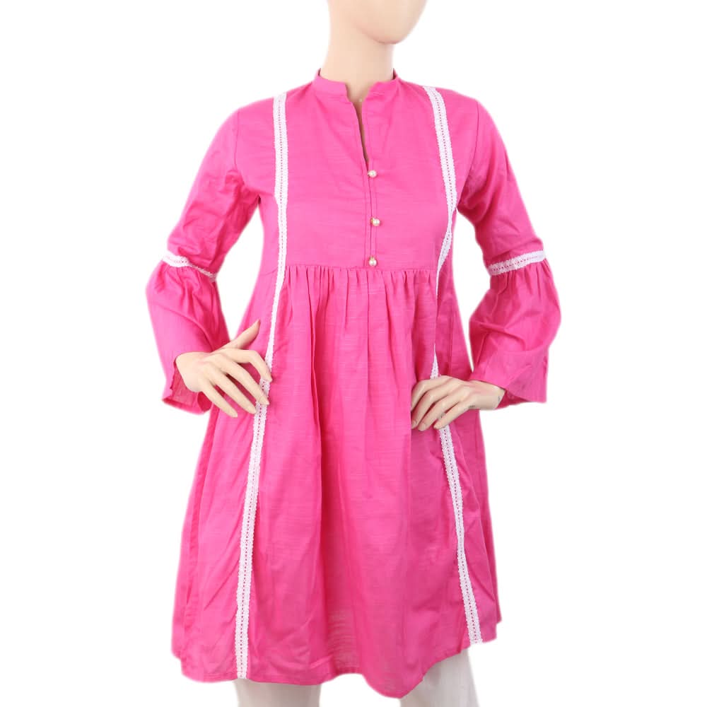 Women's Kurti - Pink, Women, Ready Kurtis, Chase Value, Chase Value
