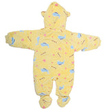 Newborn Full Sleeves Unisex Romper JA01 - Yellow, Kids, NB Boys Rompers, Kids, NB Girls Rompers, Chase Value, Chase Value