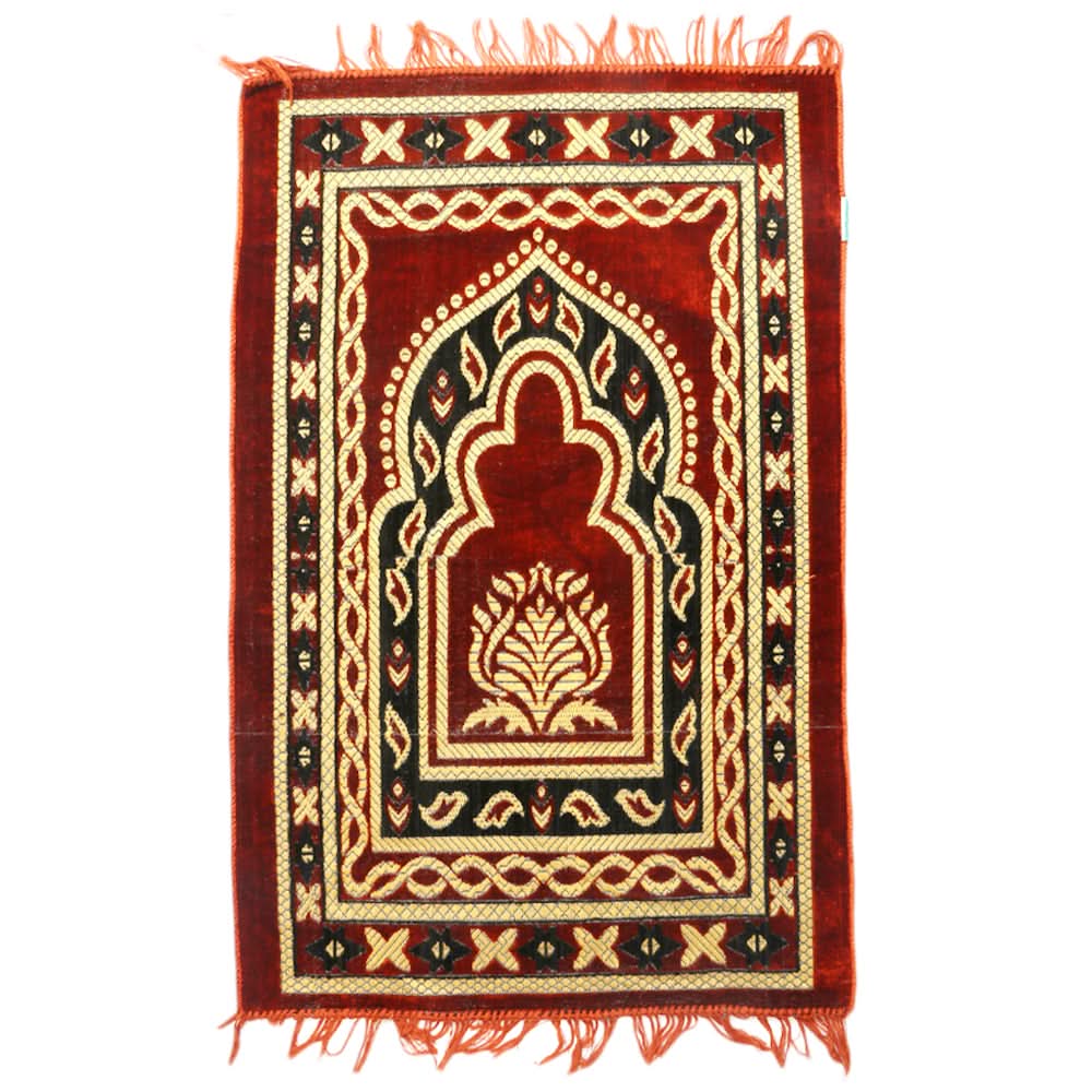 Ja-e-Namaaz (Prayer Mat) - Orange, Home & Lifestyle, Mats, Chase Value, Chase Value