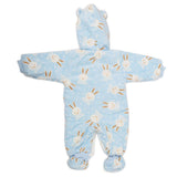 Newborn Full Sleeves Unisex Romper JA01 - Blue, Kids, NB Boys Rompers, Kids, NB Girls Rompers, Chase Value, Chase Value