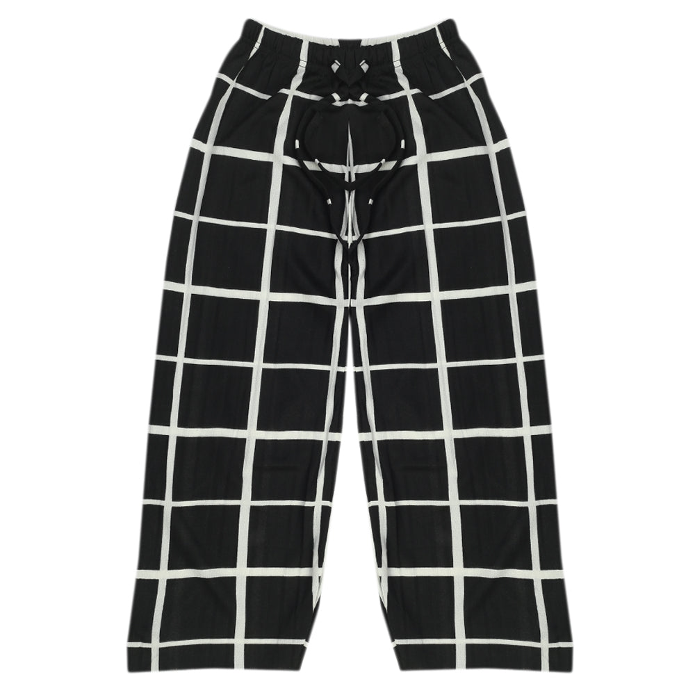 Girls Plazo - White & Black, Girls Tights Leggings & Pajama, Chase Value, Chase Value