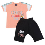 Boys Short Suit - Peach, Kids, Boys Sets And Suits, Chase Value, Chase Value
