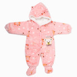 Newborn Full Sleeves Unisex Romper JA01 - Pink, Kids, NB Boys Rompers, Kids, NB Girls Rompers, Chase Value, Chase Value