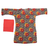 Girls Printed Shalwar Suit - Red, Kids, Girls Sets And Suits, Chase Value, Chase Value