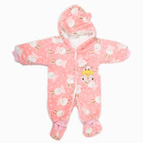 Newborn Full Sleeves Unisex Romper JA01 - Pink, Kids, NB Boys Rompers, Kids, NB Girls Rompers, Chase Value, Chase Value