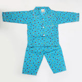 Boys Full Sleeves Night Suit - Sea Green, Kids, Boys Sets And Suits, Chase Value, Chase Value