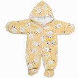 Newborn Full Sleeves Unisex Romper JA01 - Yellow, Kids, NB Boys Rompers, Kids, NB Girls Rompers, Chase Value, Chase Value