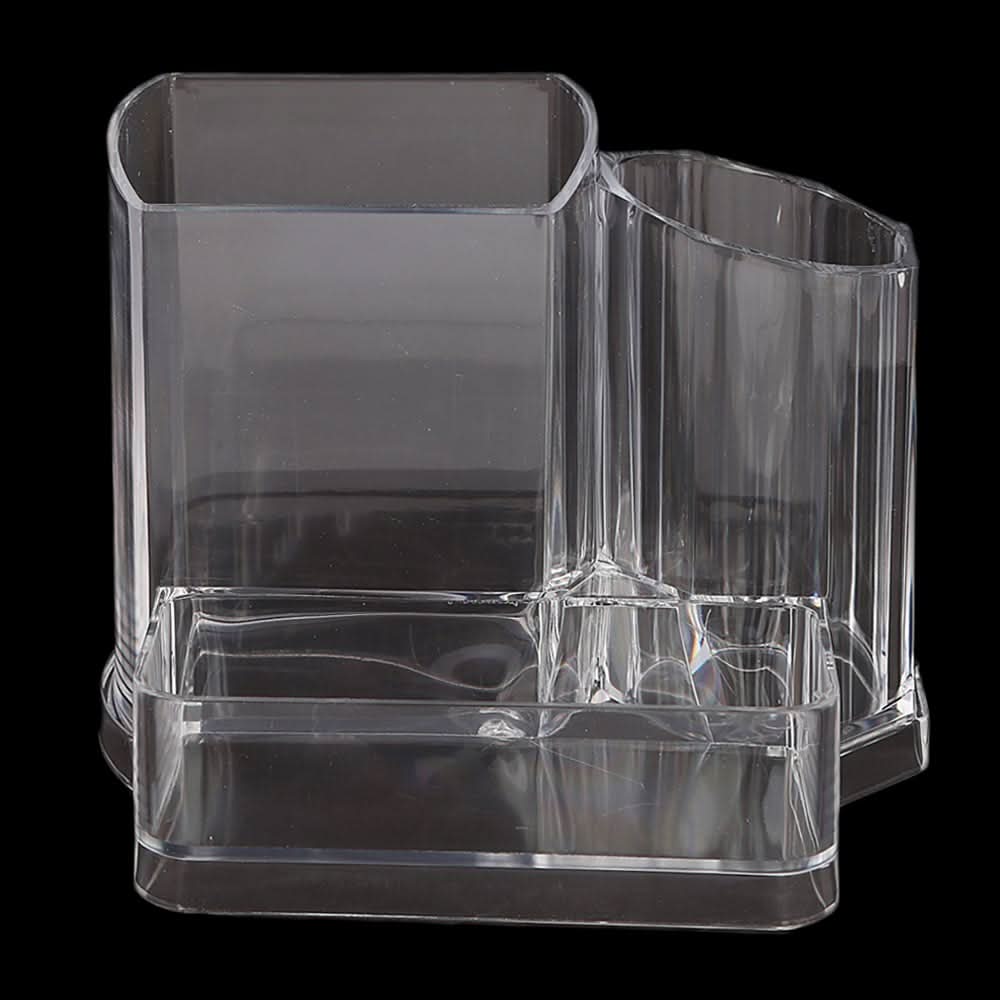 Acrylic Cosmetic Makeup Organizer Storage Box - White, Home & Lifestyle, Storage Boxes, Chase Value, Chase Value