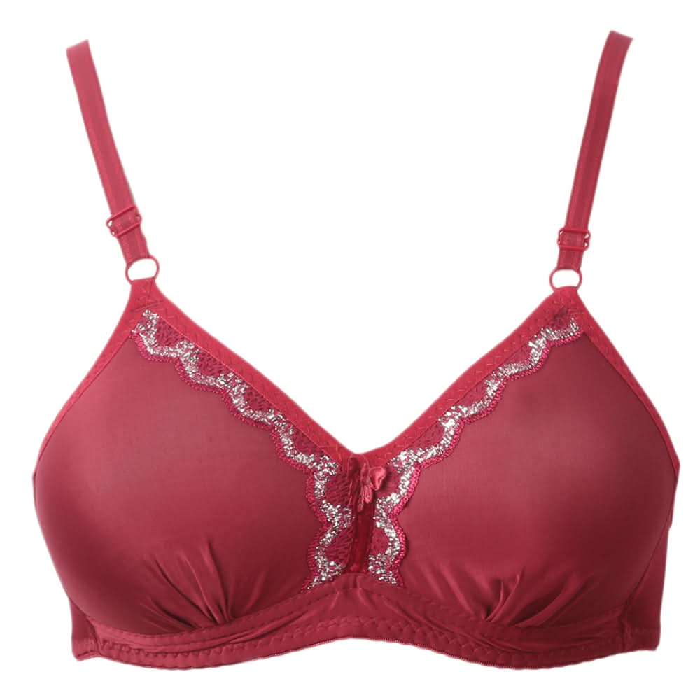 Women's Foam Bra - Maroon, Women Bras, Chase Value, Chase Value