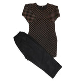 Girls Printed Shalwar Suit - Black, Kids, Girls Sets And Suits, Chase Value, Chase Value