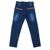 Girls Denim Embroidered Pant - Blue, Kids, Pants And Capri, Chase Value, Chase Value