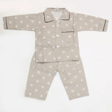 Boys Full Sleeves Night Suit - Grey, Kids, Boys Sets And Suits, Chase Value, Chase Value