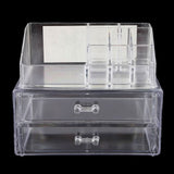 Acrylic Cosmetic Makeup Organizer Storage Box - White, Home & Lifestyle, Storage Boxes, Chase Value, Chase Value