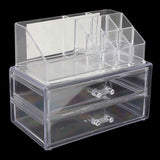 Acrylic Cosmetic Makeup Organizer Storage Box - White, Home & Lifestyle, Storage Boxes, Chase Value, Chase Value