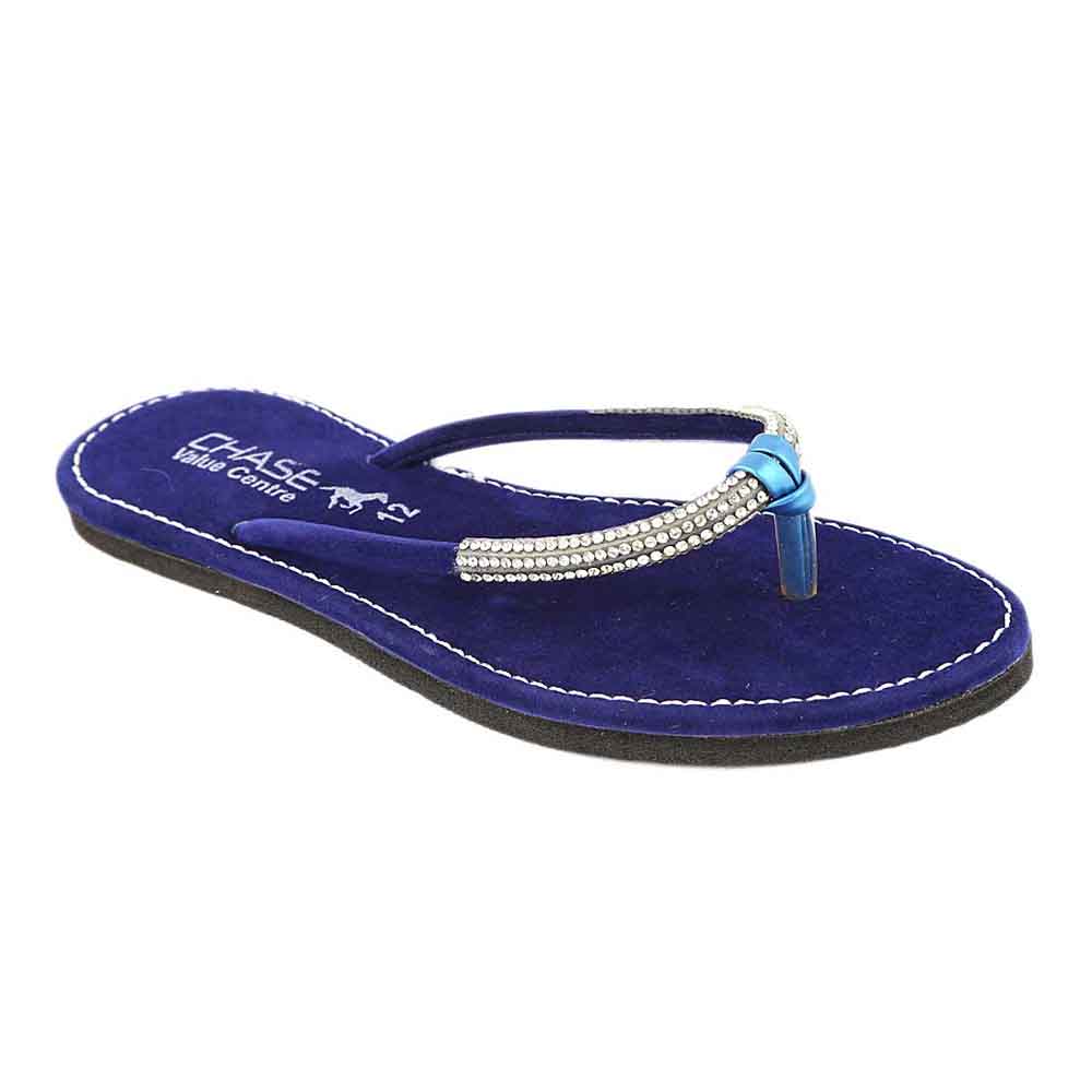Girls Slippers J-322 - Blue, Kids, Girls Slippers, Chase Value, Chase Value